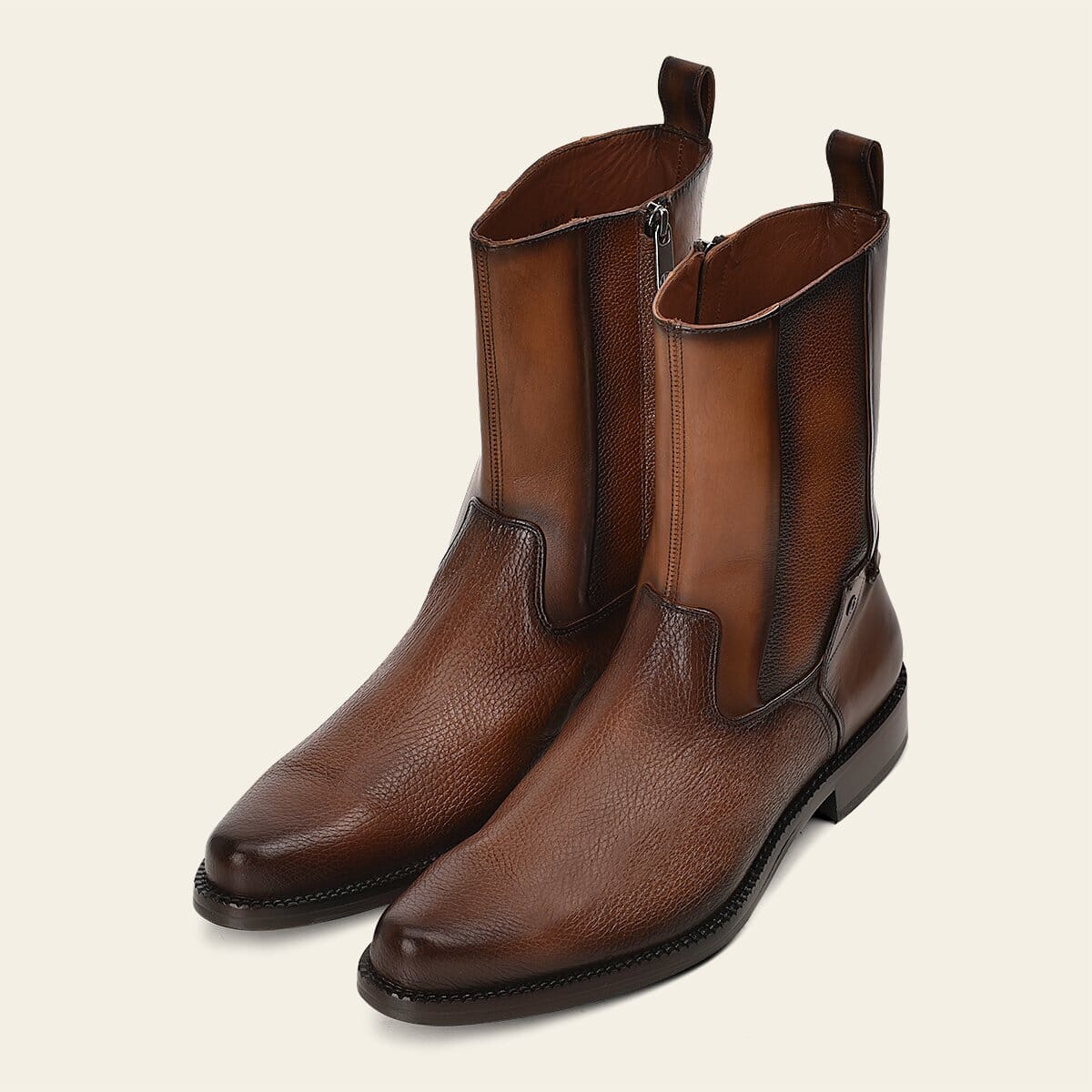 Botin de vestir en piel genuina de venado