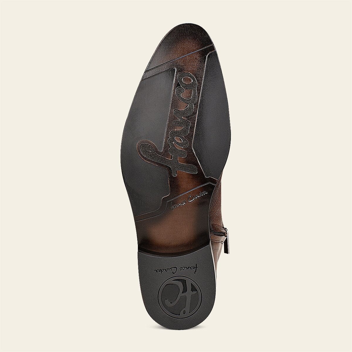 Botin de vestir en piel genuina de venado