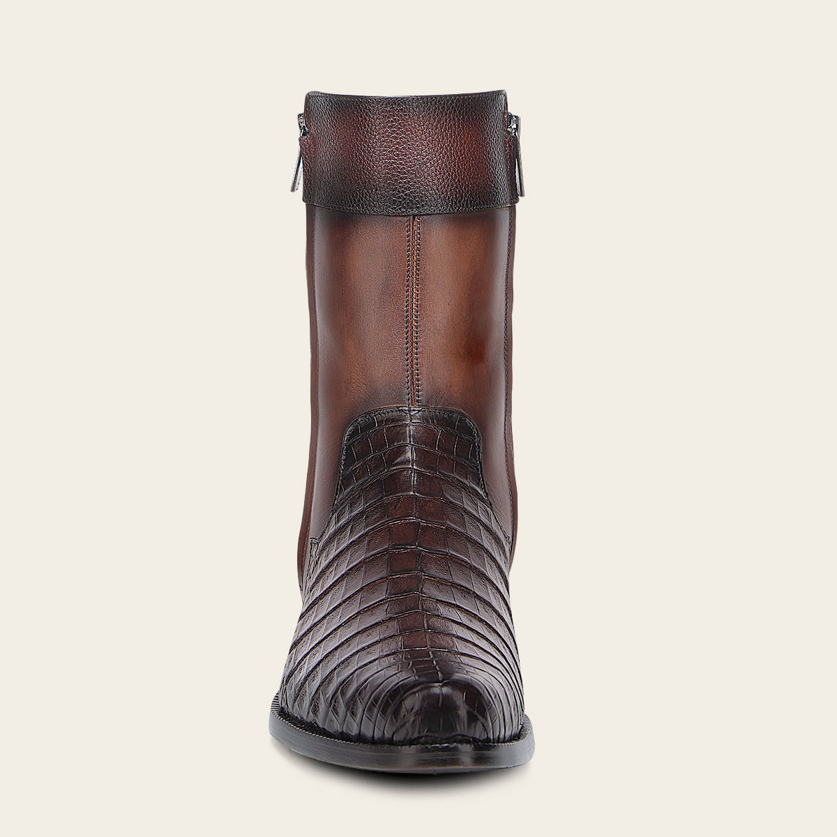 Bota de vestir en piel genuina de caimán