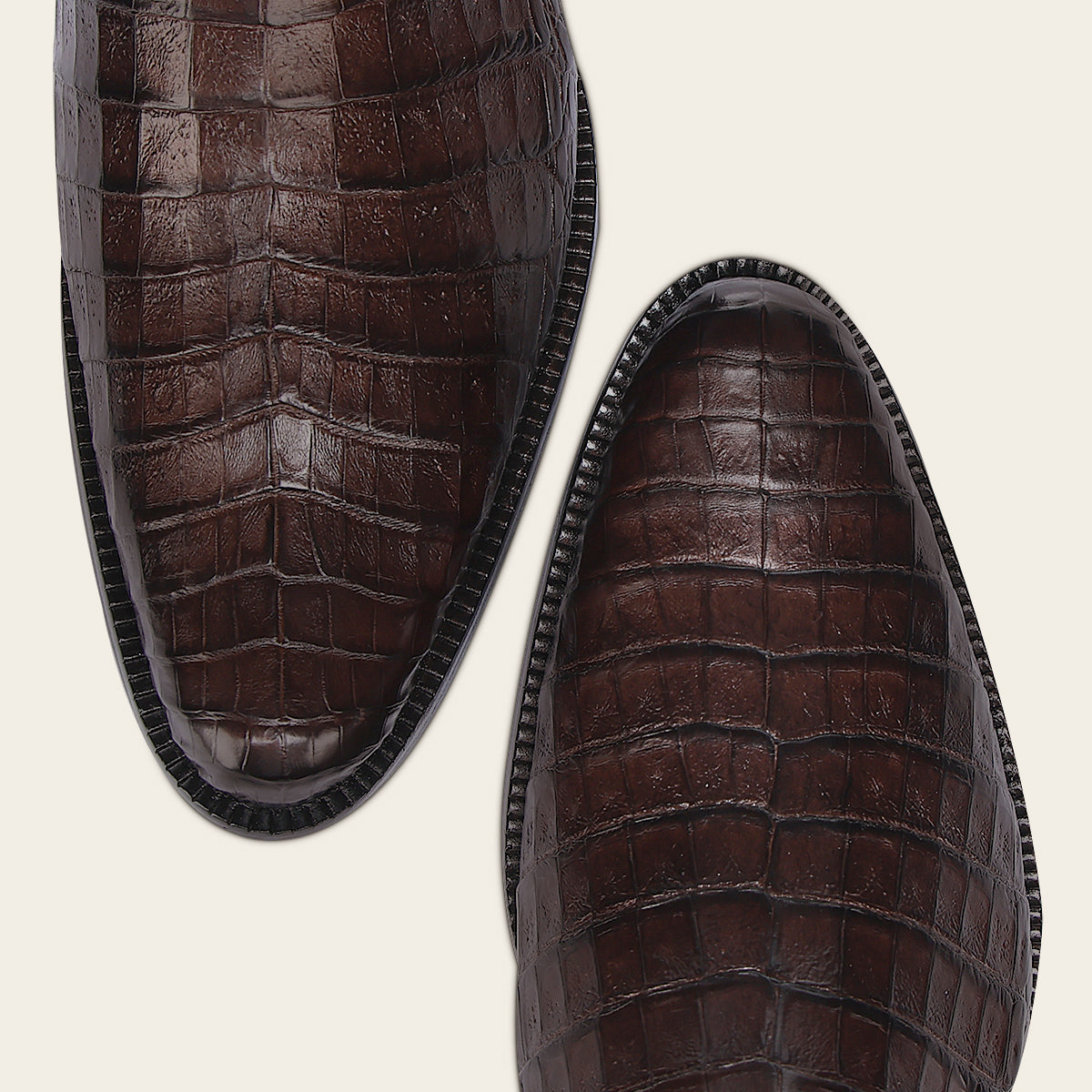 Bota de vestir en piel genuina de caimán