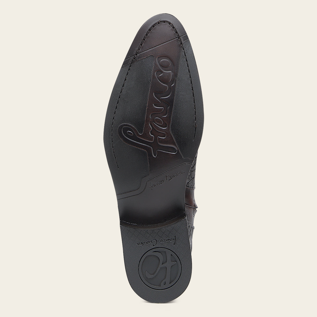 Bota de vestir en piel genuina de caimán