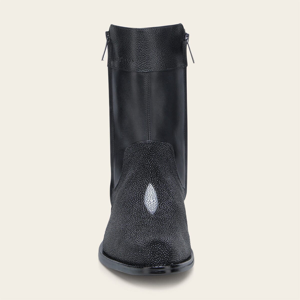 Bota de vestir en piel genuina de mantarraya para caballero