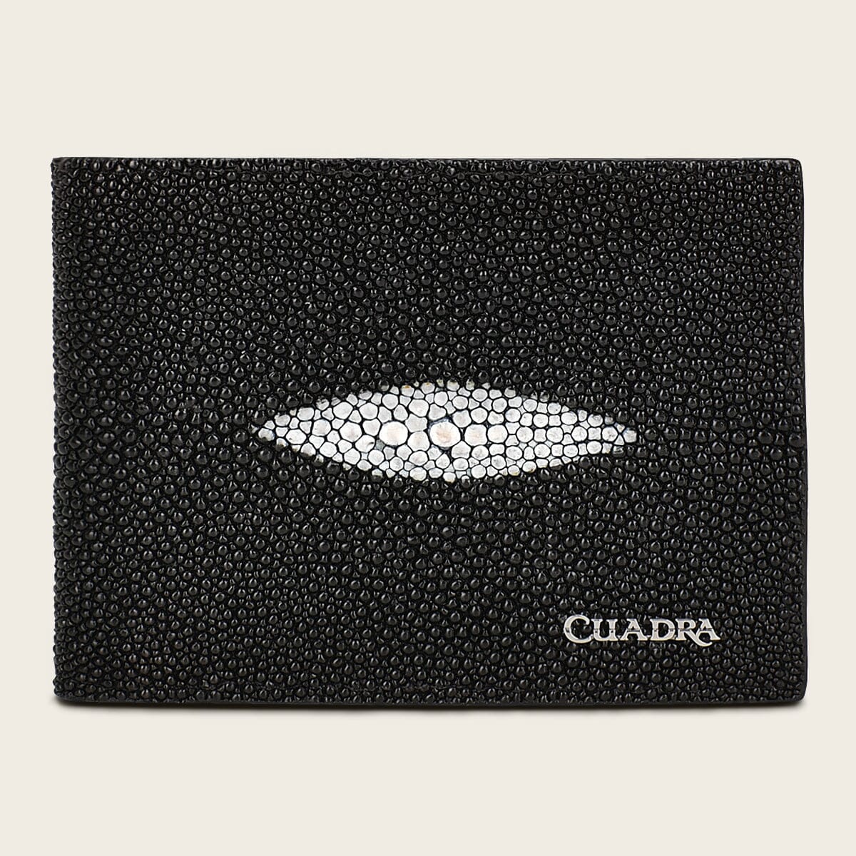 Cartera en piel genuina de mantarraya
