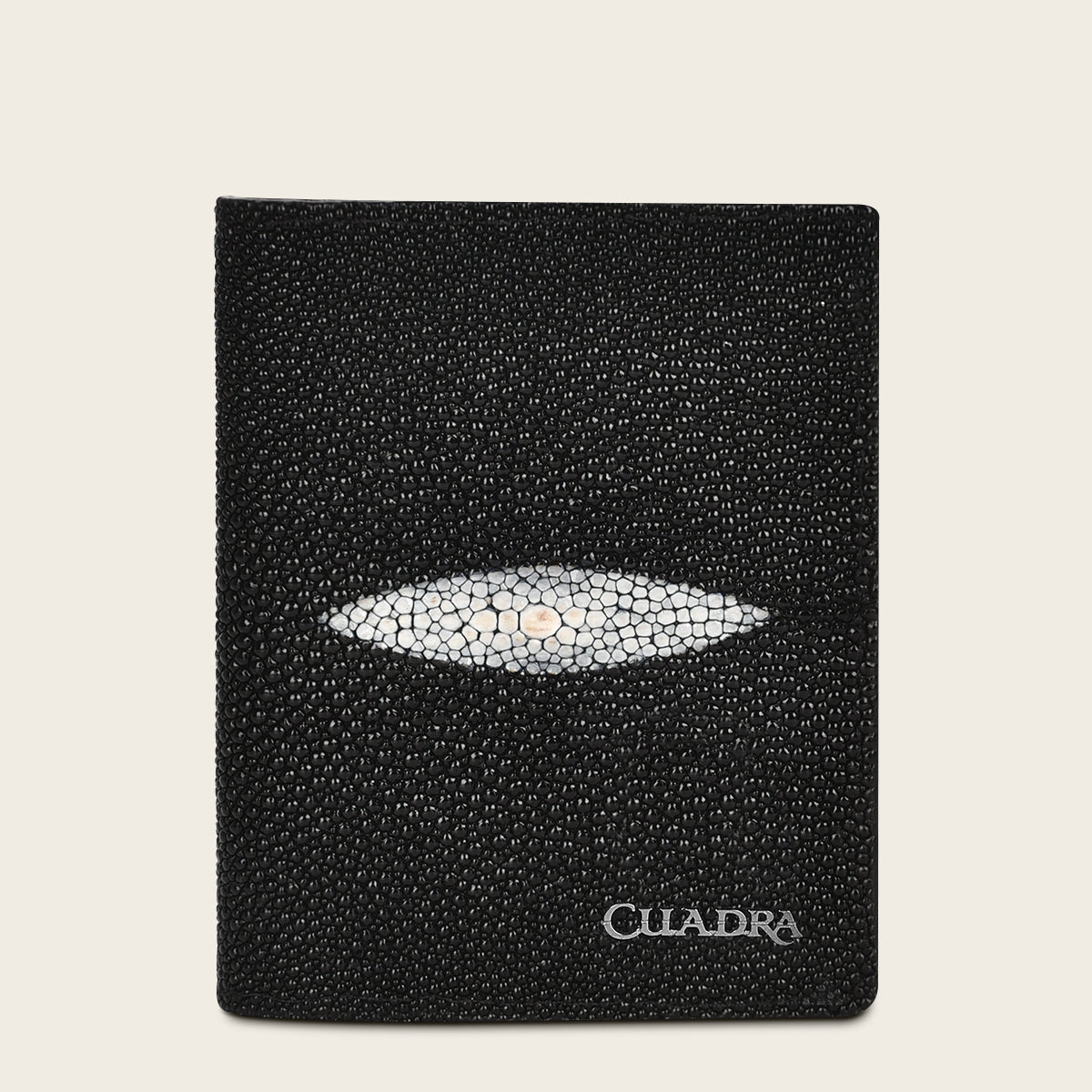 Cartera en piel genuina de mantarraya para caballero