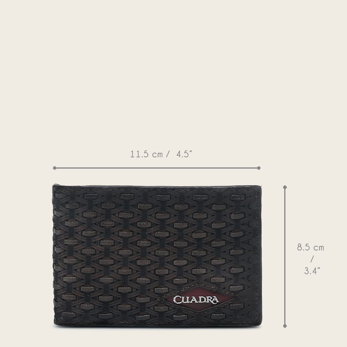 Cartera para caballero en piel genuina