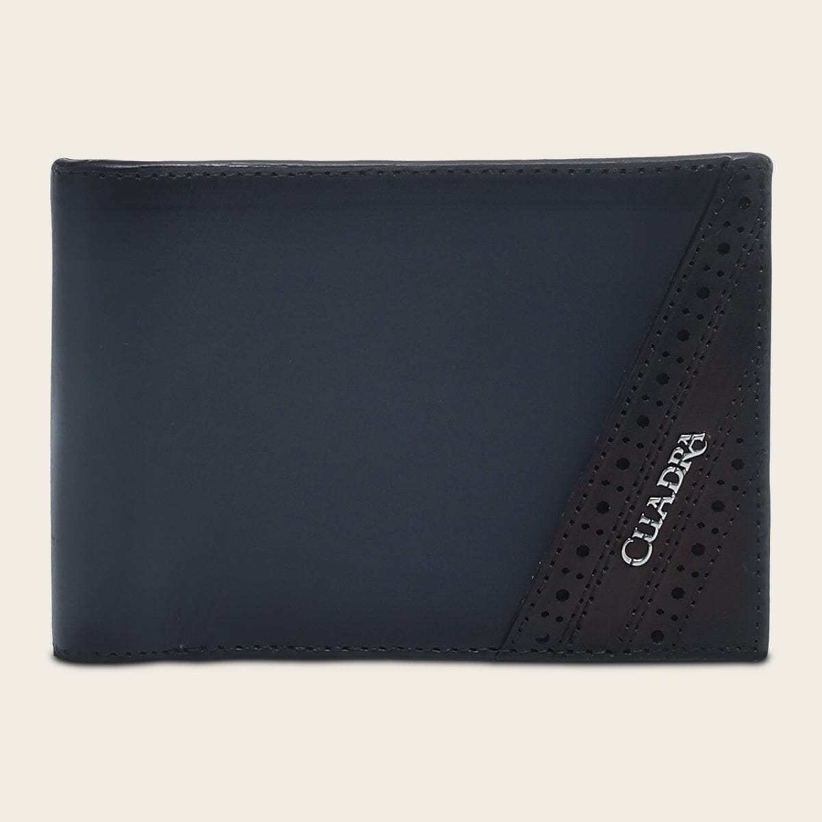 Cartera en piel genuina para caballero