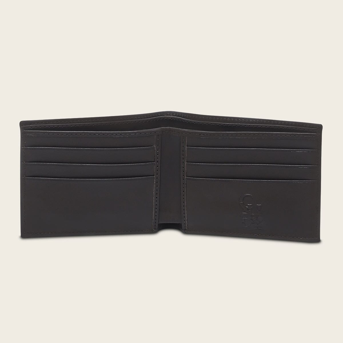 Cartera en piel genuina para caballero