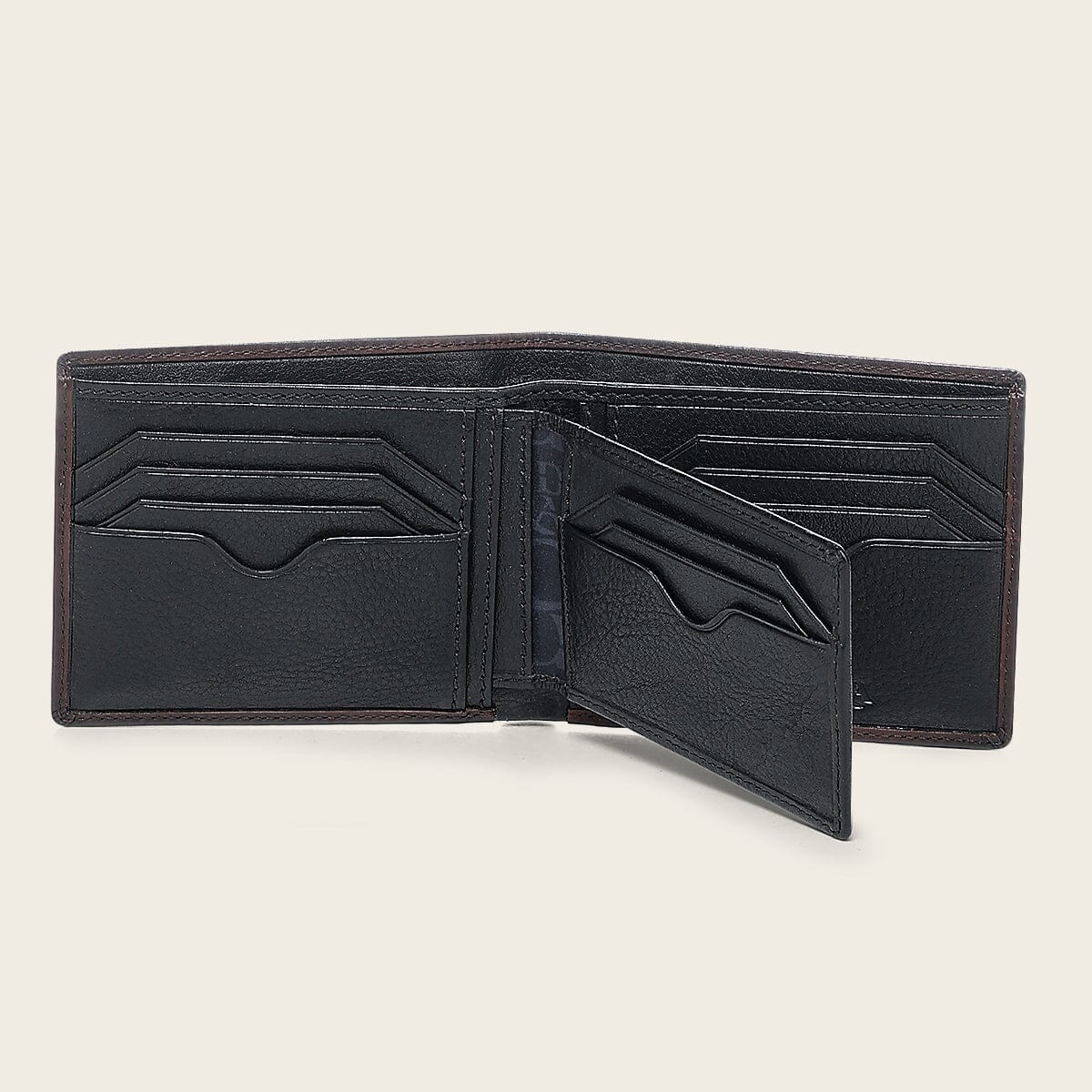 Cartera en piel genuina para caballero