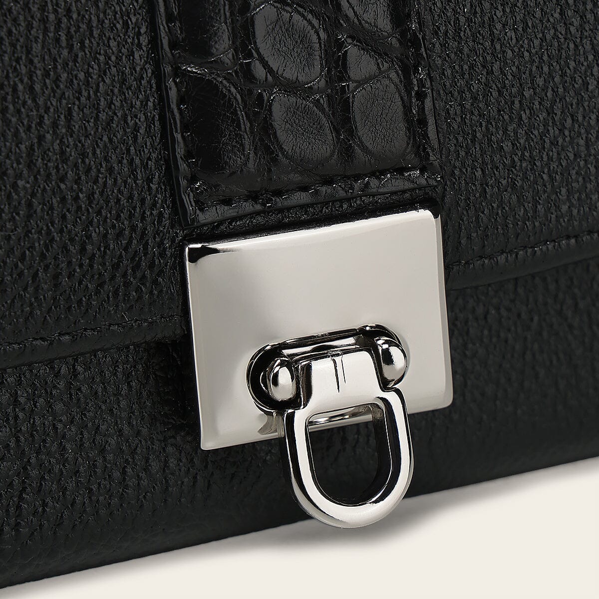 Cartera en piel genuina de alligátor para dama