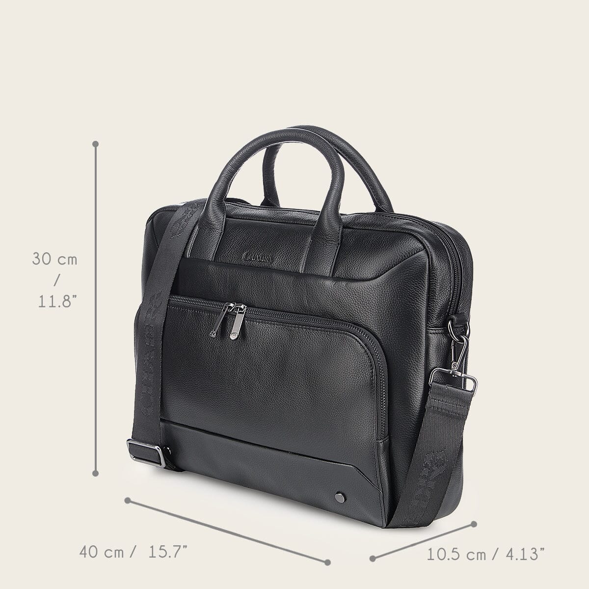 Bolso de viaje para caballero en piel genuina