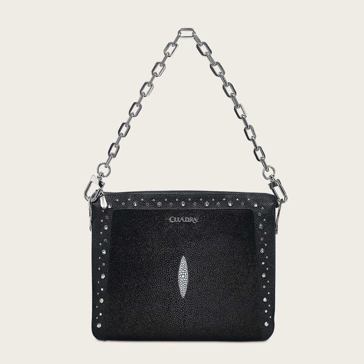 Crossbody en piel genuina de mantarraya para dama