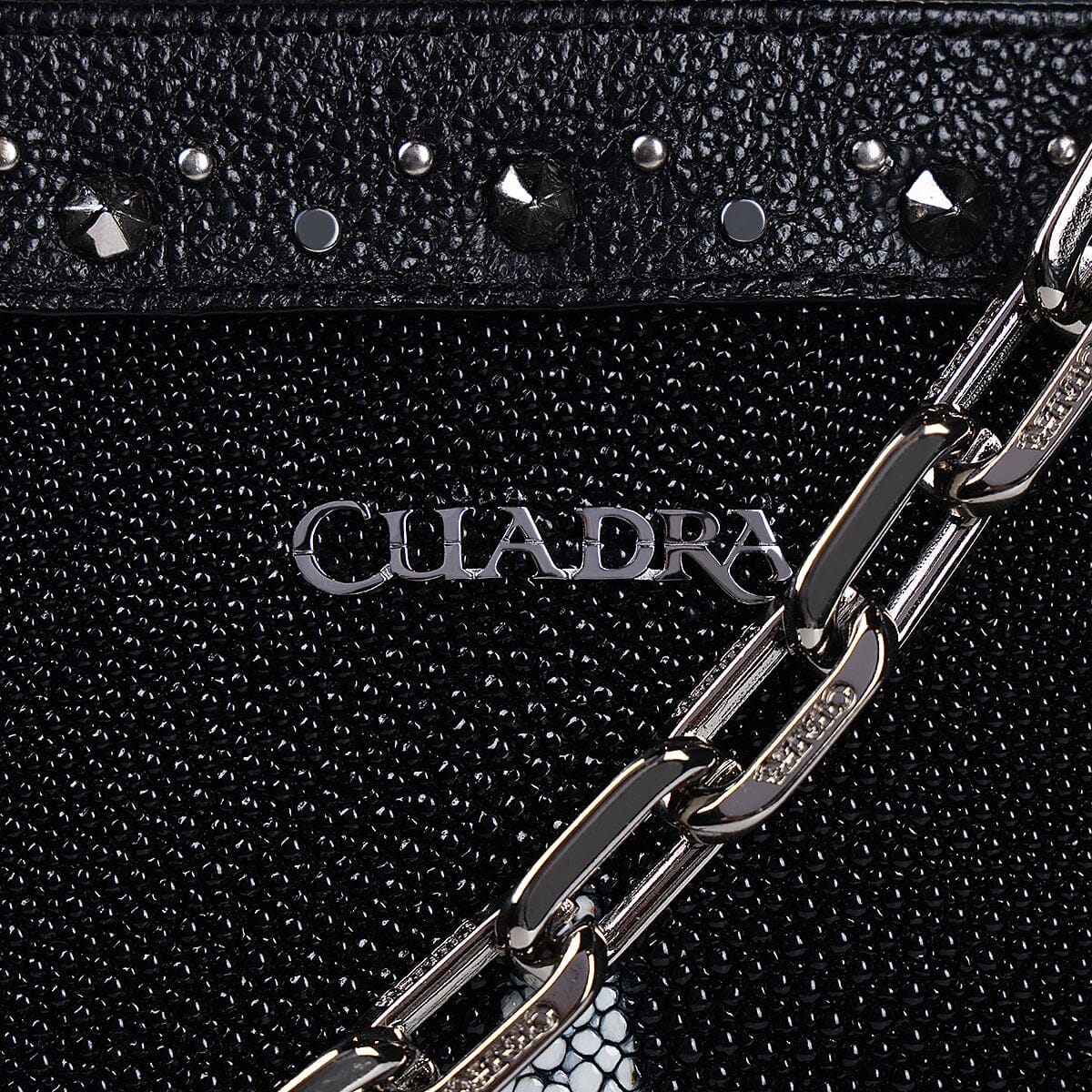 Crossbody en piel genuina de mantarraya para dama