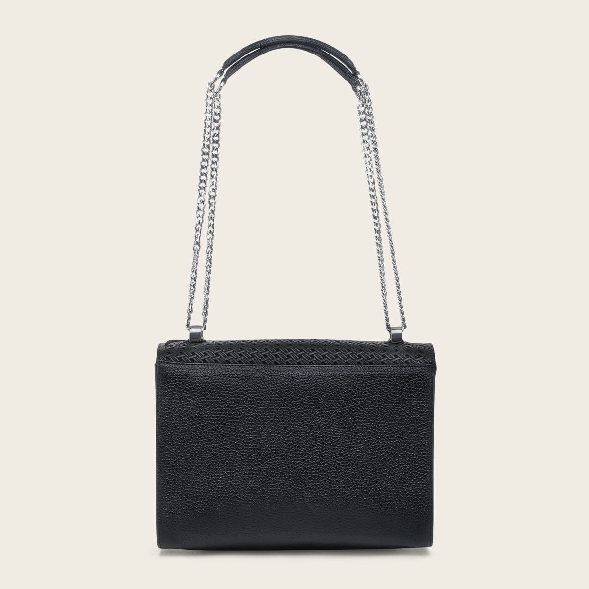 Bolso de hombro en piel genuina de mantarraya para dama