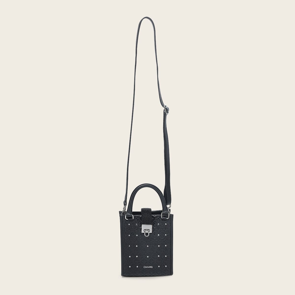 Tote mini en piel genuina de mantarraya para dama