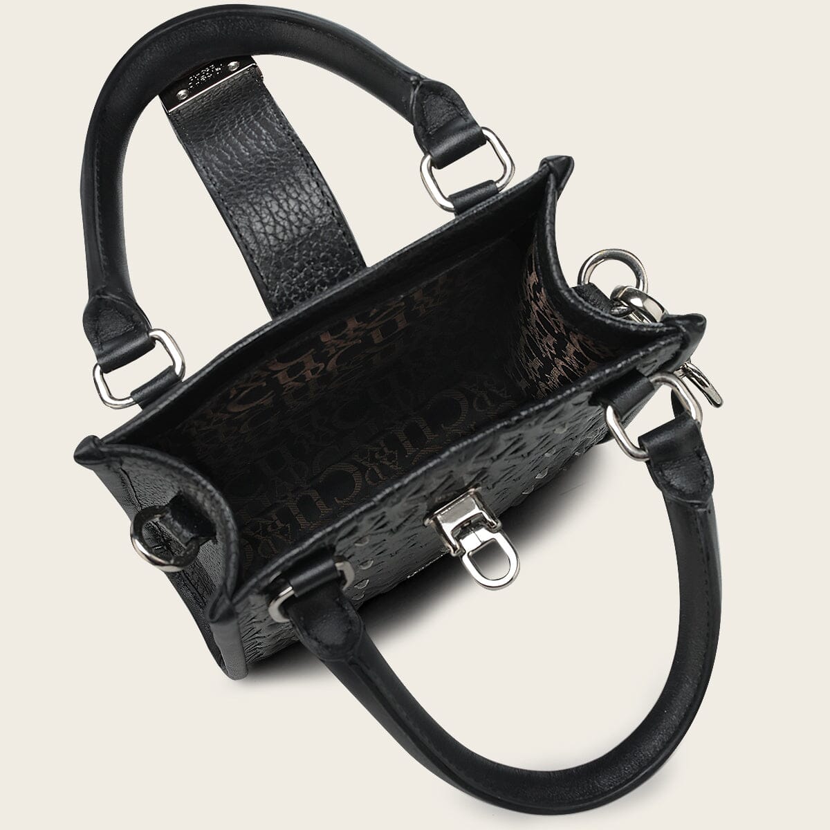 Tote mini en piel genuina de mantarraya para dama