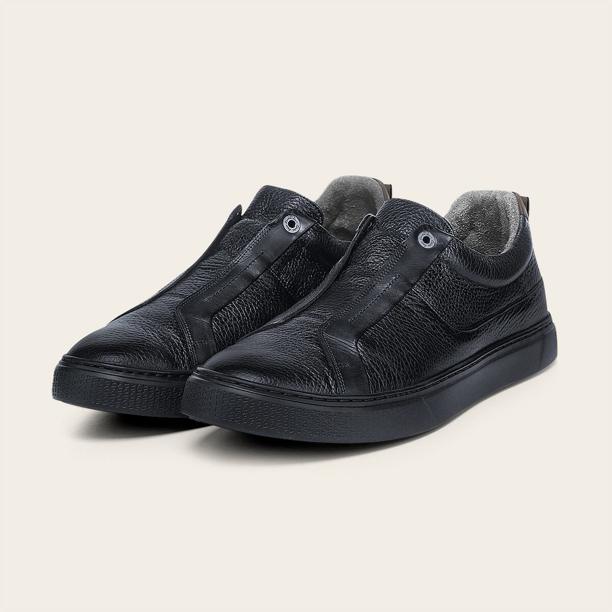 Tenis en piel genuina de venado para caballero