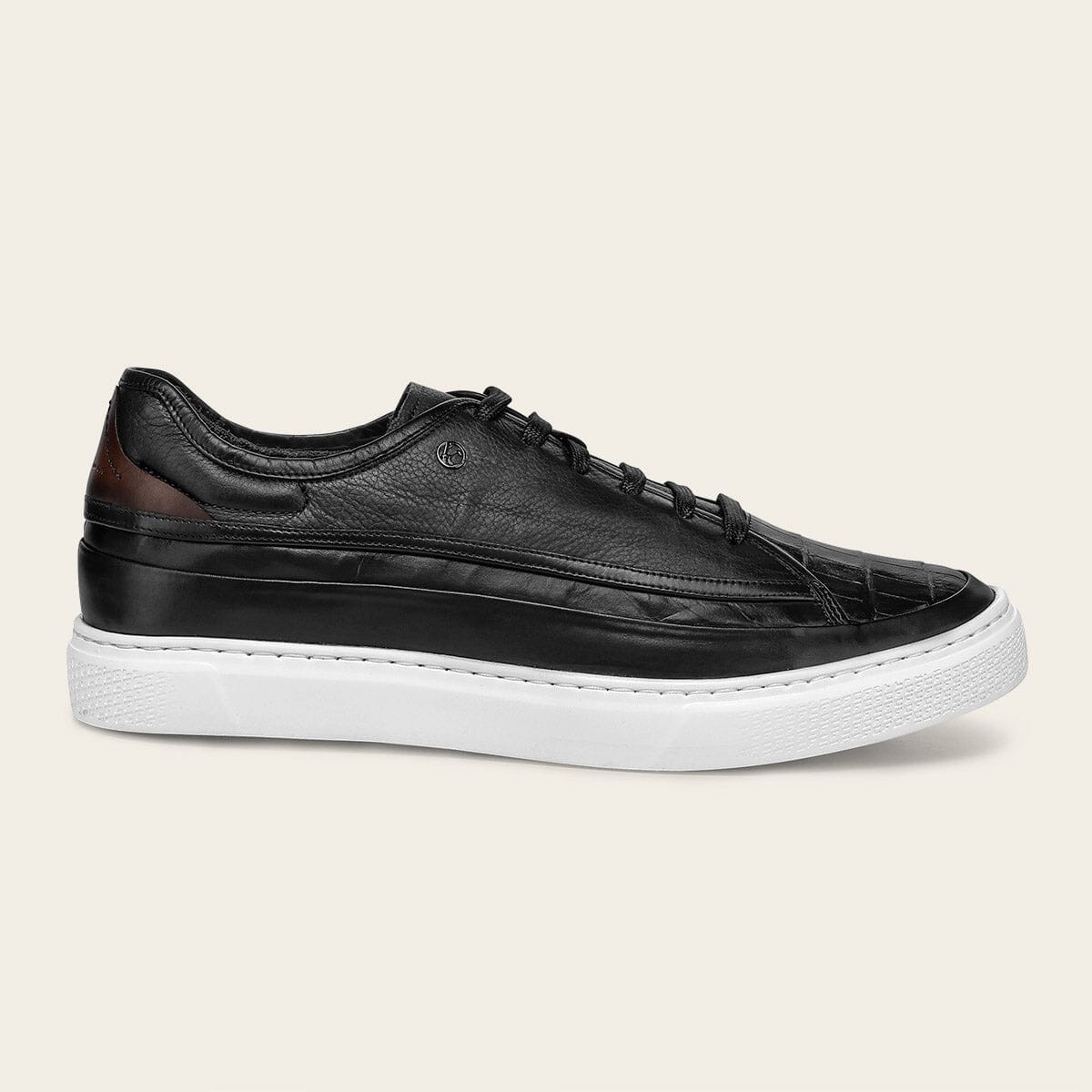 Tenis derby en piel genuina de niloticus para caballero