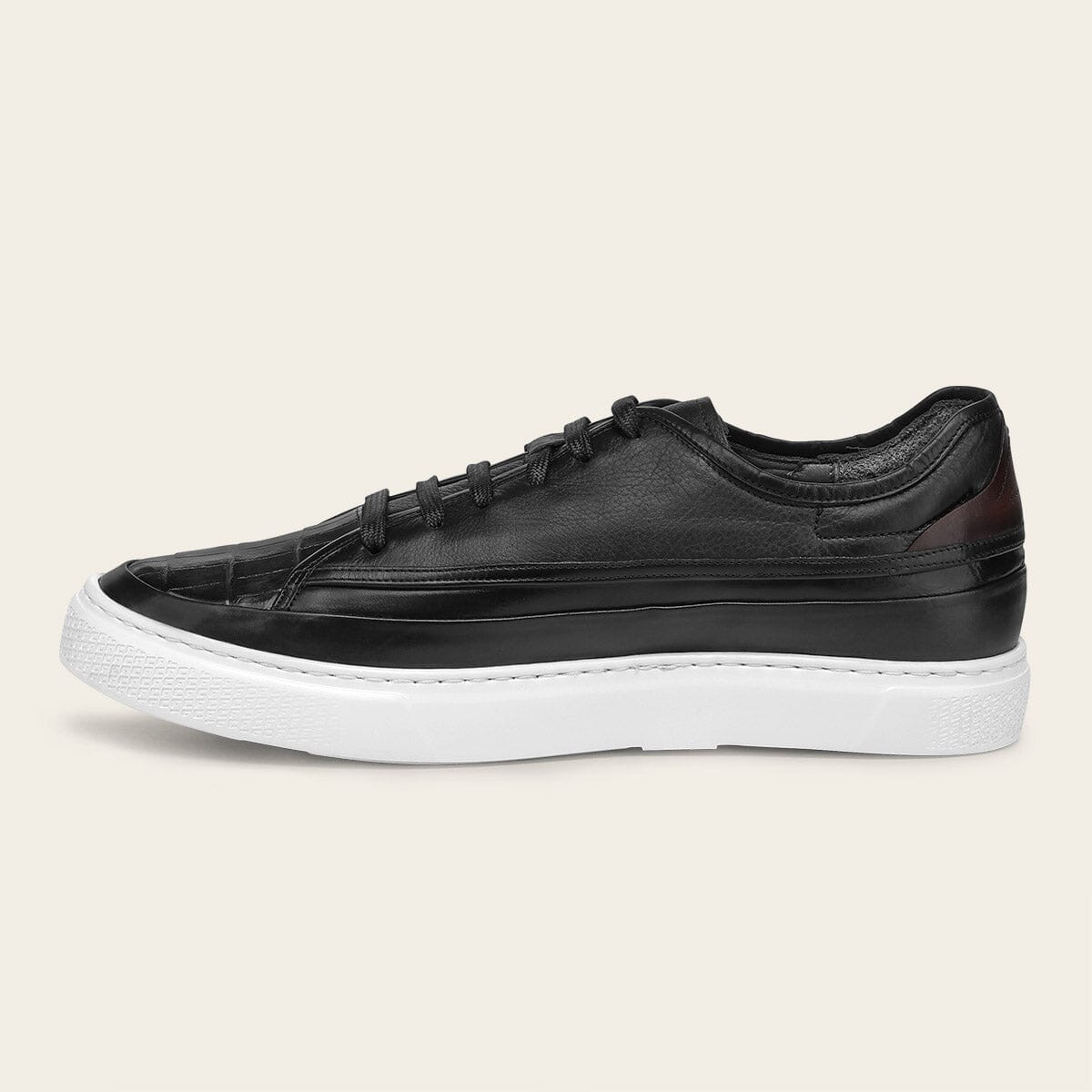 Tenis derby en piel genuina de niloticus para caballero