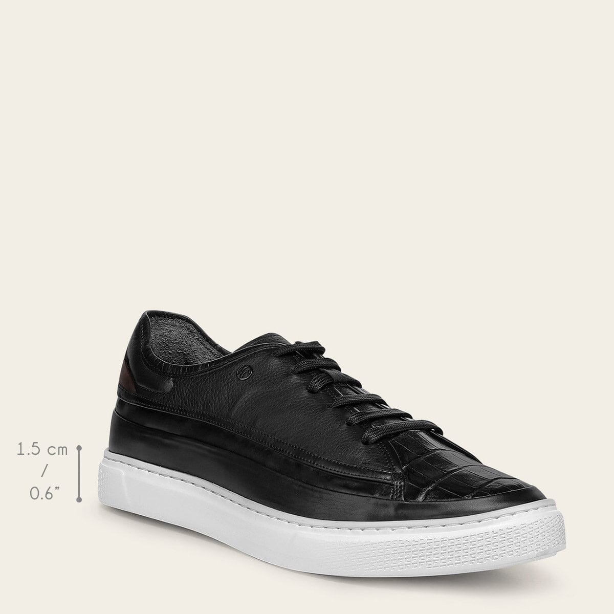Tenis derby en piel genuina de niloticus para caballero