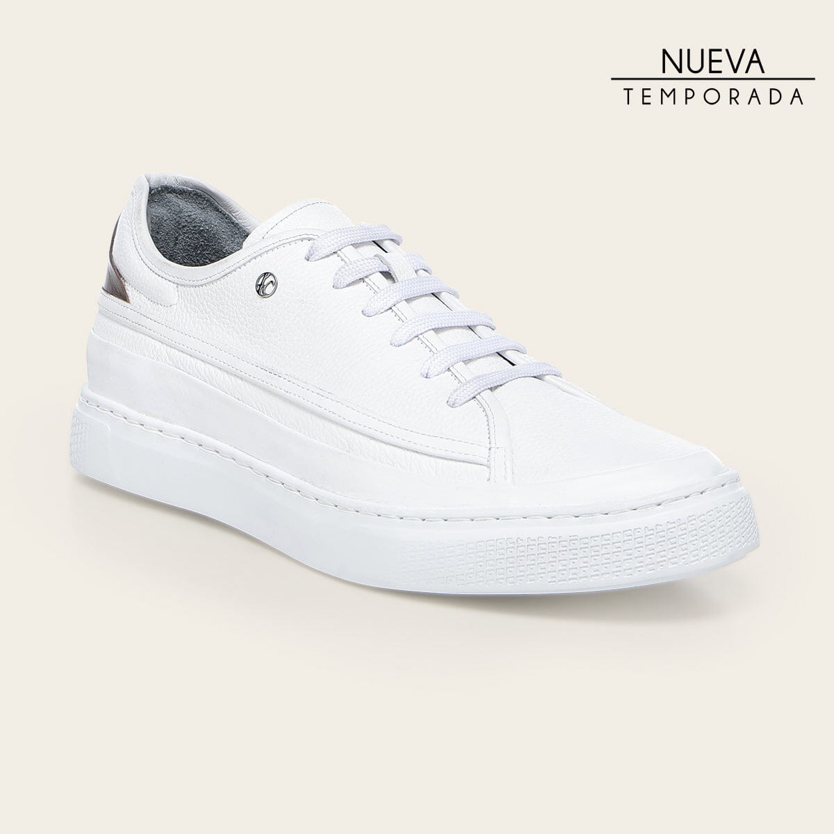 Tenis derby en piel genuina para caballero