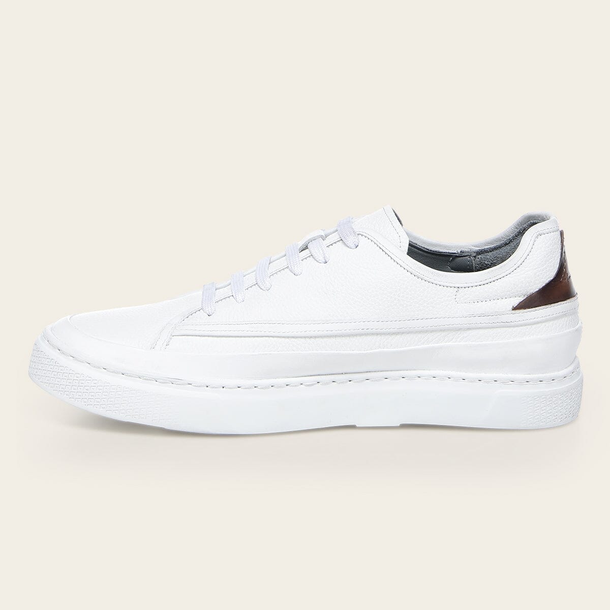 Tenis derby en piel genuina para caballero