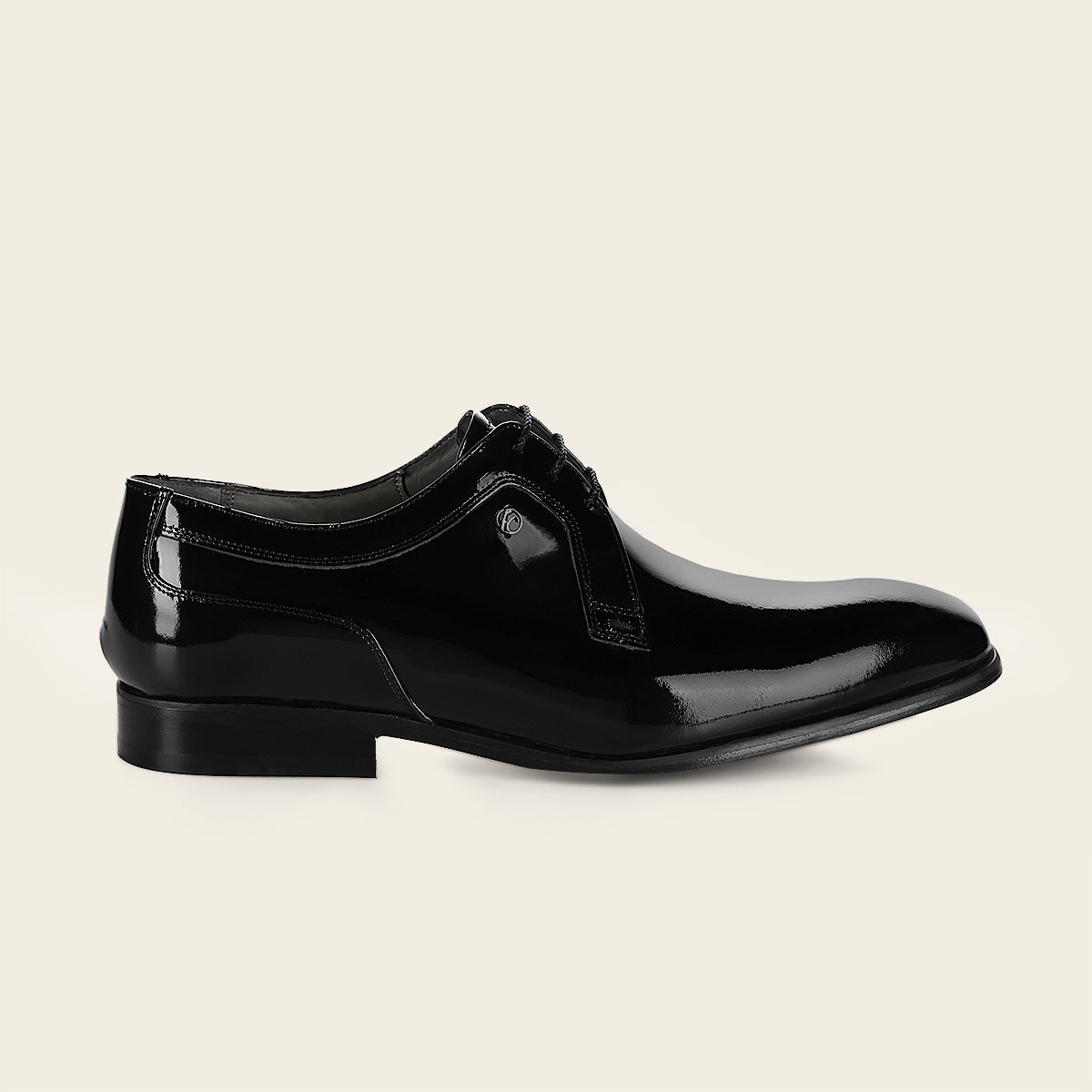 Calzado oxford para caballero en charol