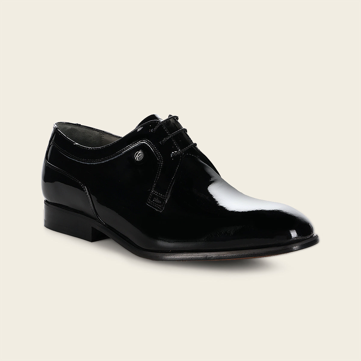Calzado oxford para caballero en charol