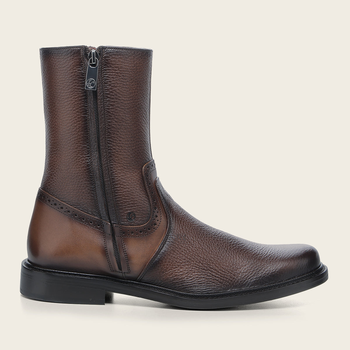 Bota de vestir en piel genuina de venado