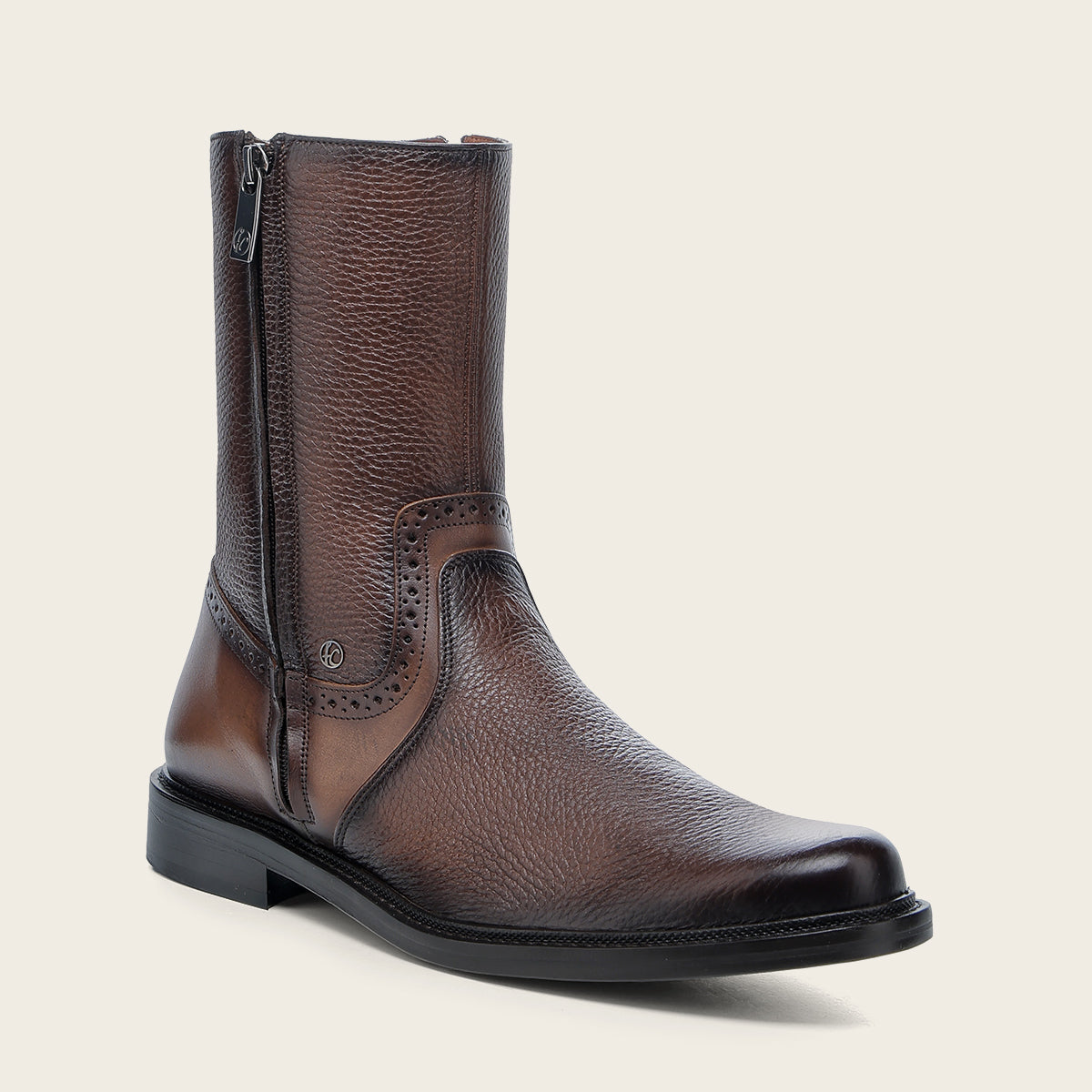 Bota de vestir en piel genuina de venado