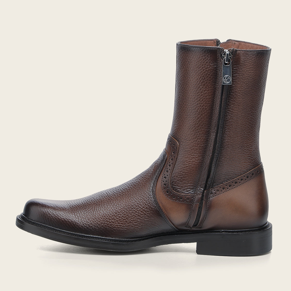 Bota de vestir en piel genuina de venado