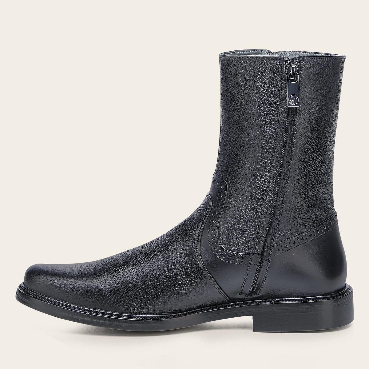Bota de vestir en piel genuina de venado