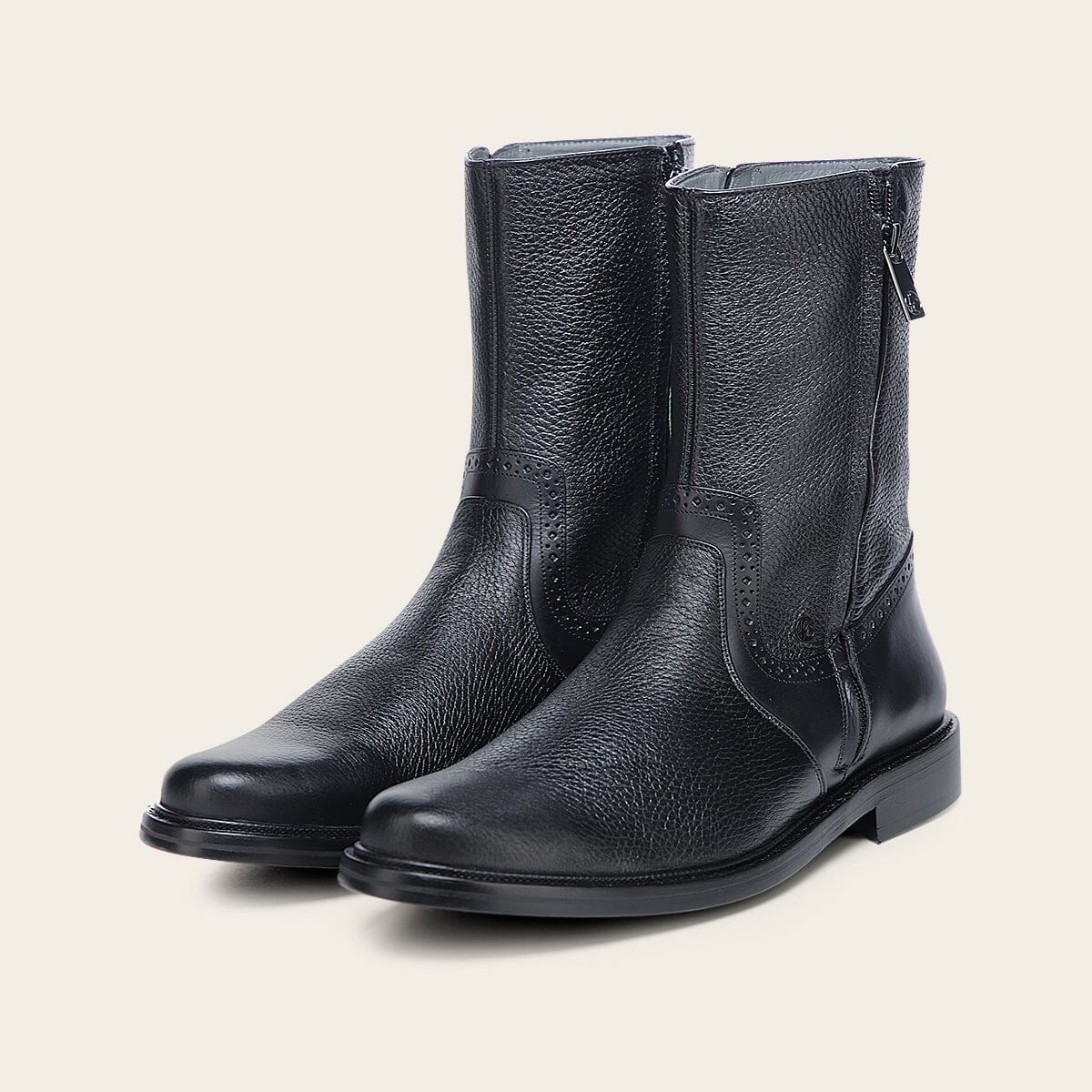 Bota de vestir en piel genuina de venado