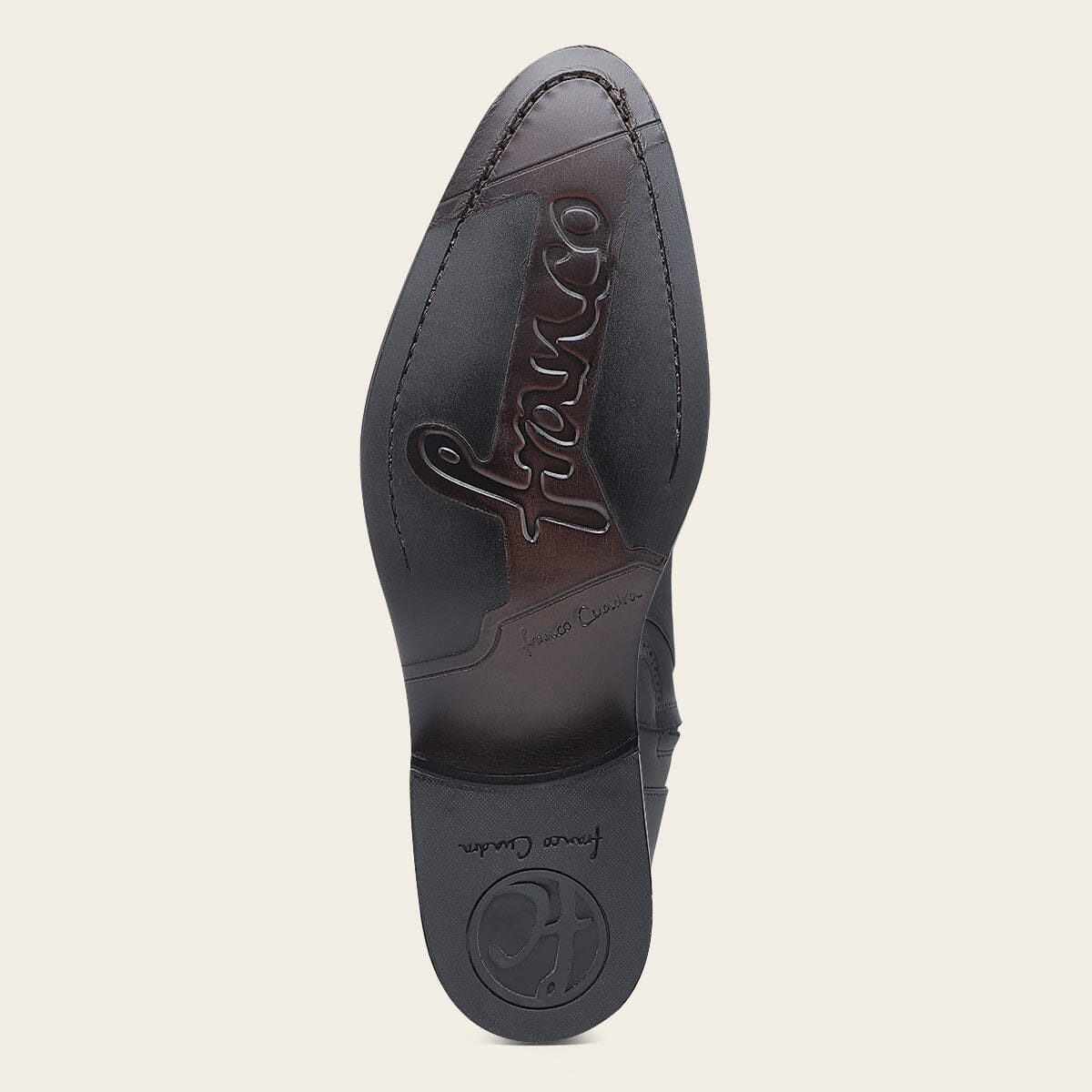Bota de vestir en piel genuina de venado