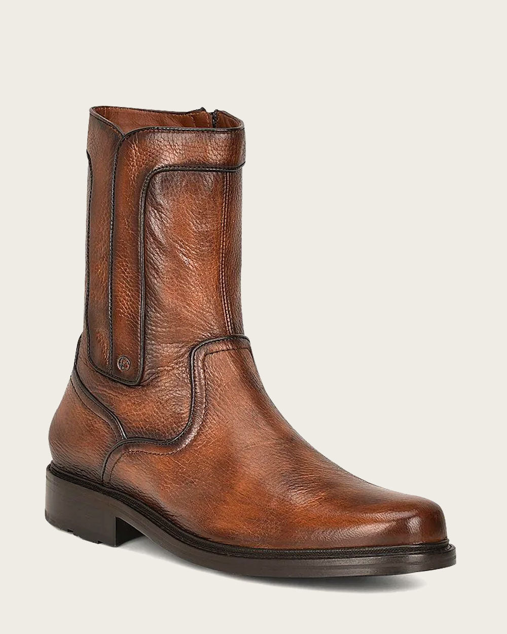 Botin de piel genuina de venedo pintada a mano
