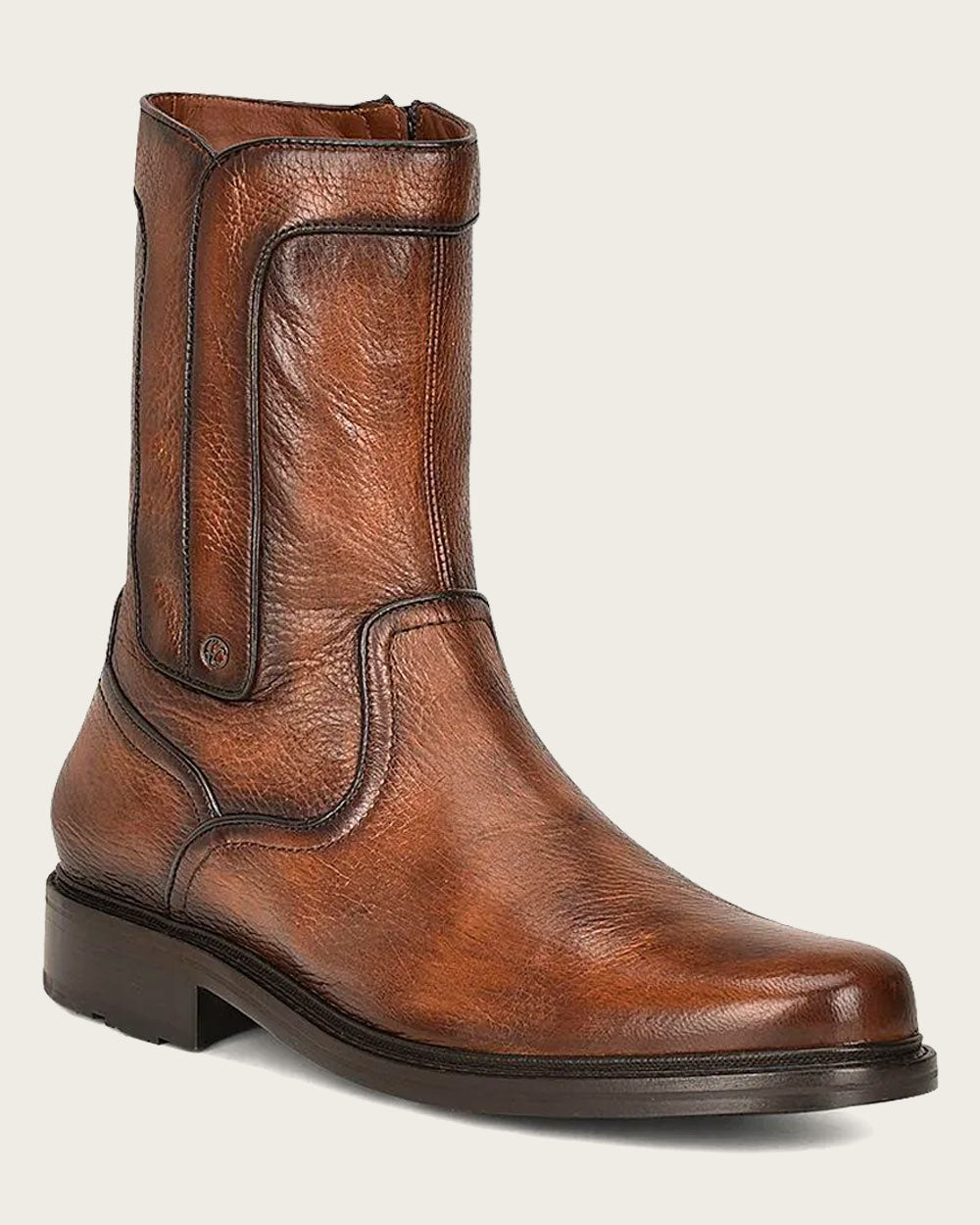 Botin de piel genuina de venedo pintada a mano