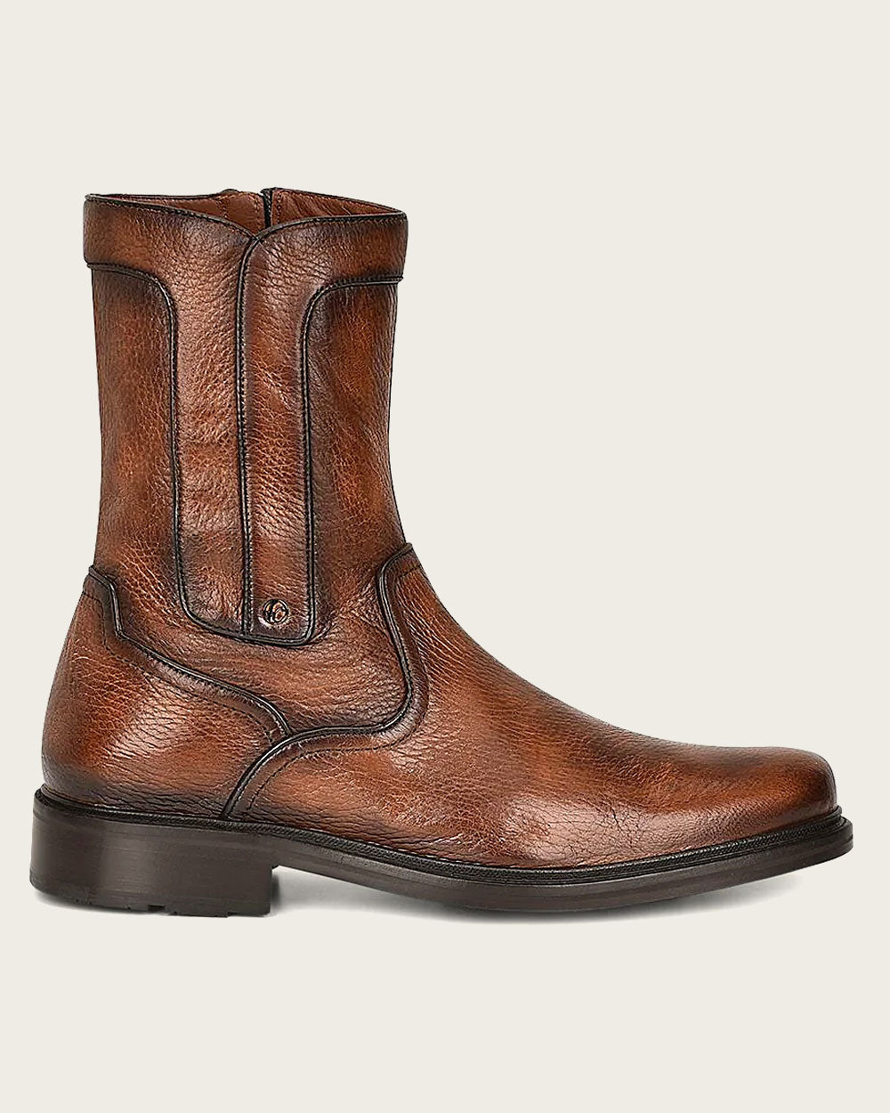 Botin de piel genuina de venedo pintada a mano