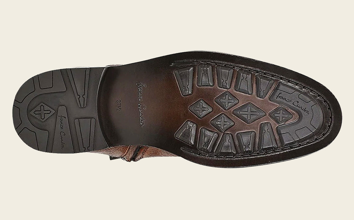 Botin de piel genuina de venedo pintada a mano