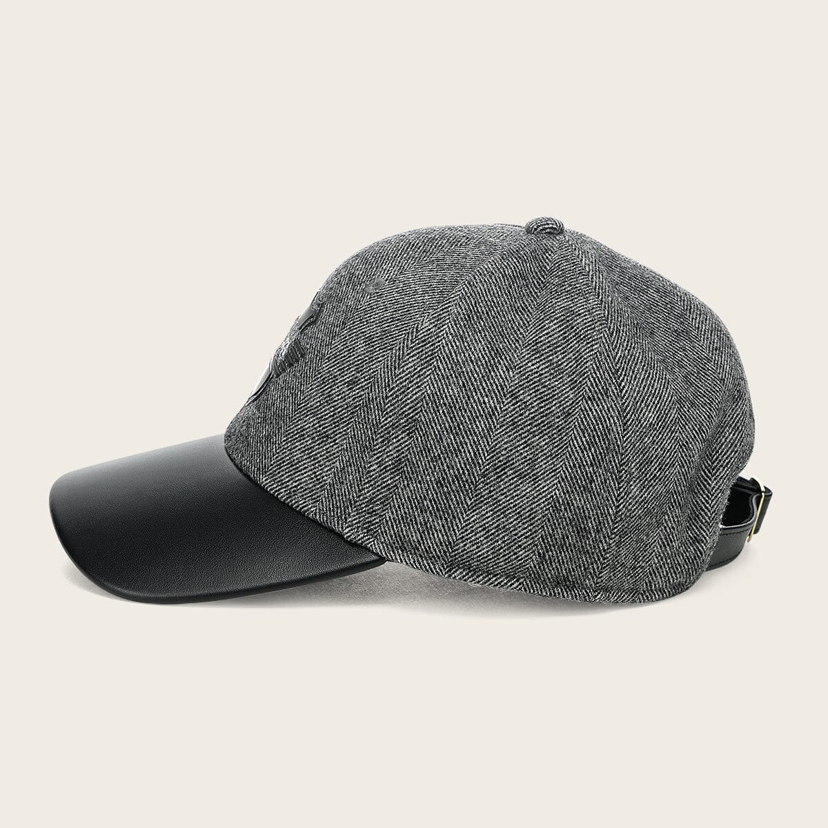Gorra Cuadra en piel genuina