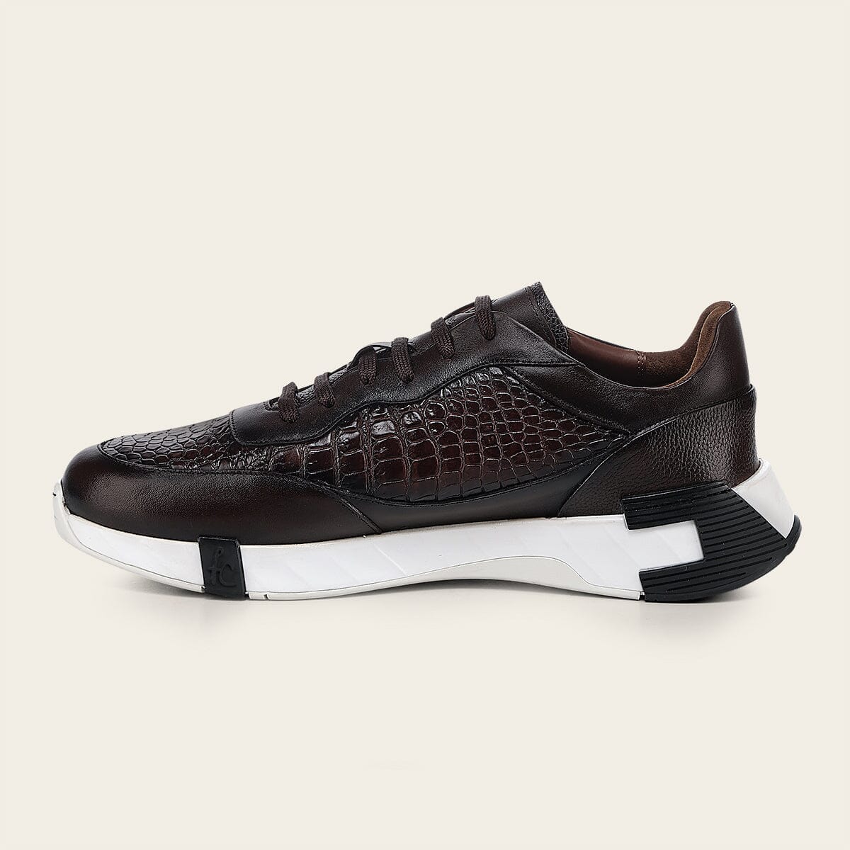 Tenis en piel genuina de moreleti para caballero
