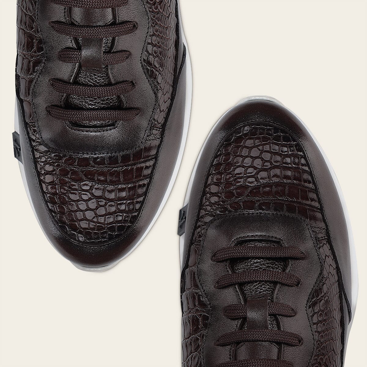 Tenis en piel genuina de moreleti para caballero