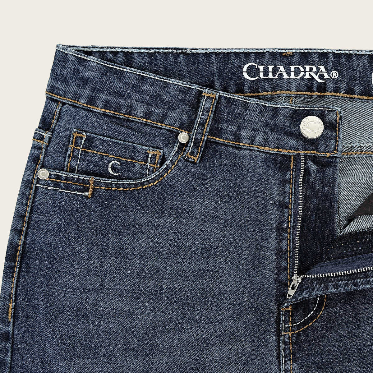 Jeans Cuadra para caballero corte boot cut de tiro medio