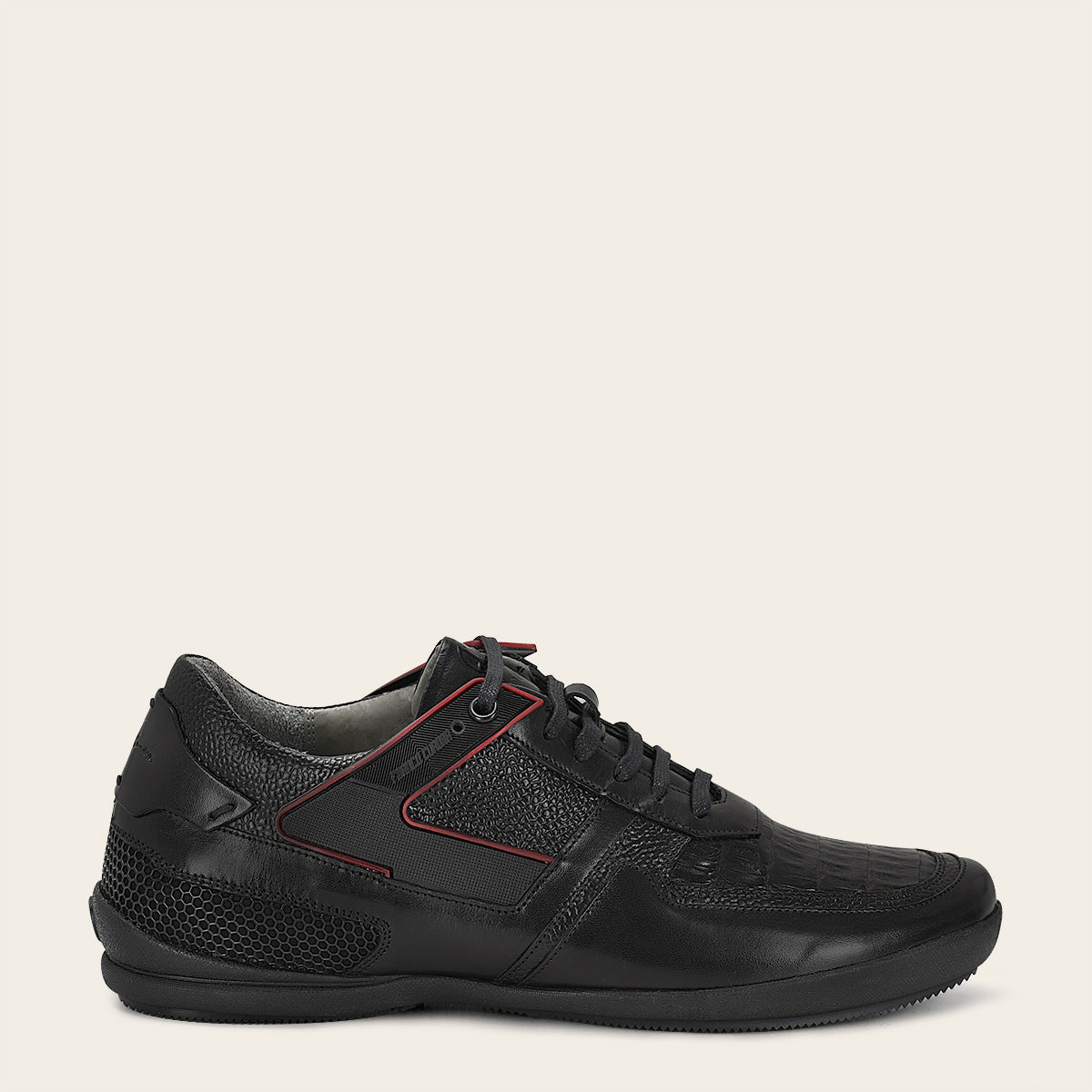 Tenis casual para caballero en piel genuina de caimán
