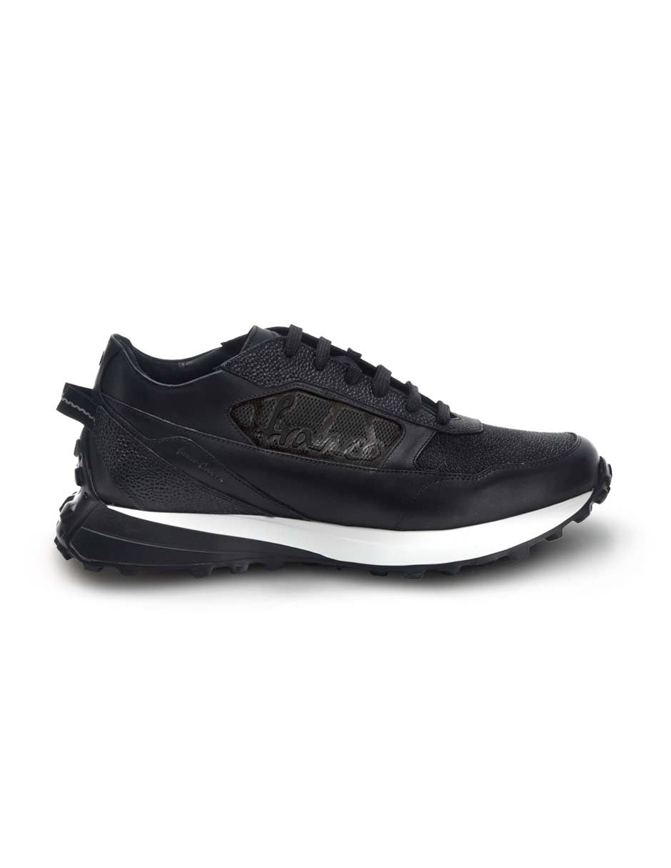 Tenis para caballero en piel genuina de mantarraya XL