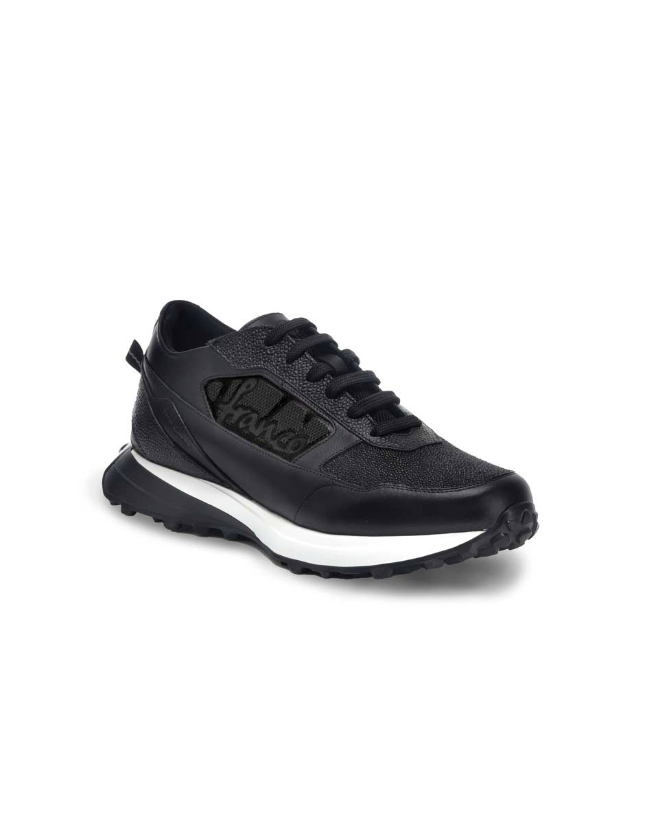 Tenis para caballero en piel genuina de mantarraya XL