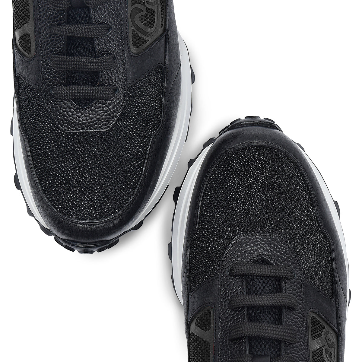 Tenis para caballero en piel genuina de mantarraya XL