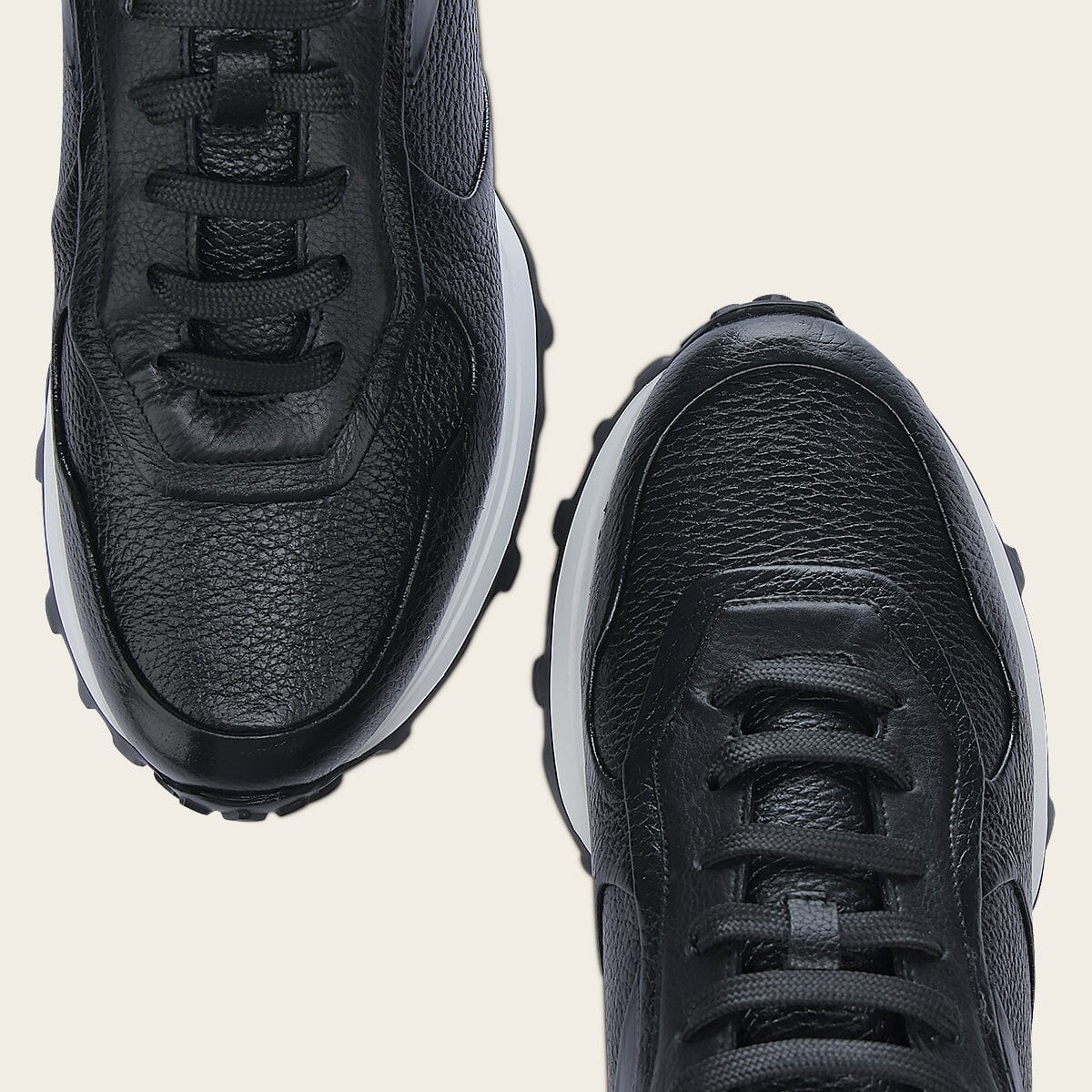 Tenis en piel genuina de venado para caballero