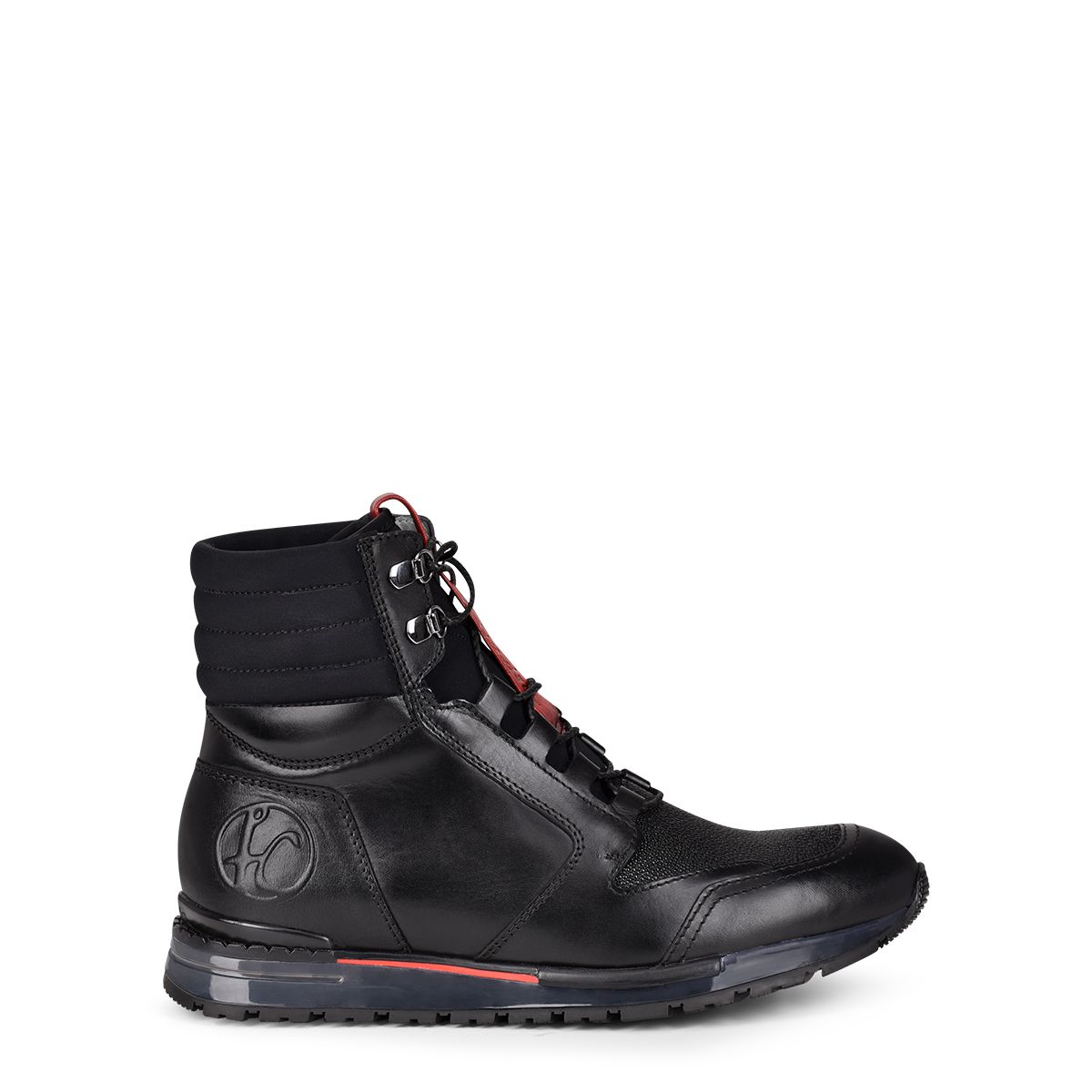 Sneakers casuales fashion de piel de mantarraya para hombre
