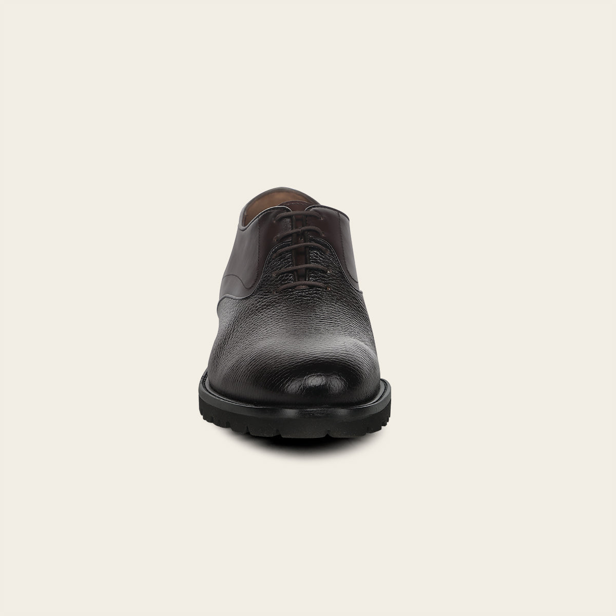 Zapato de vestir tipo Oxford en piel genuina de venado