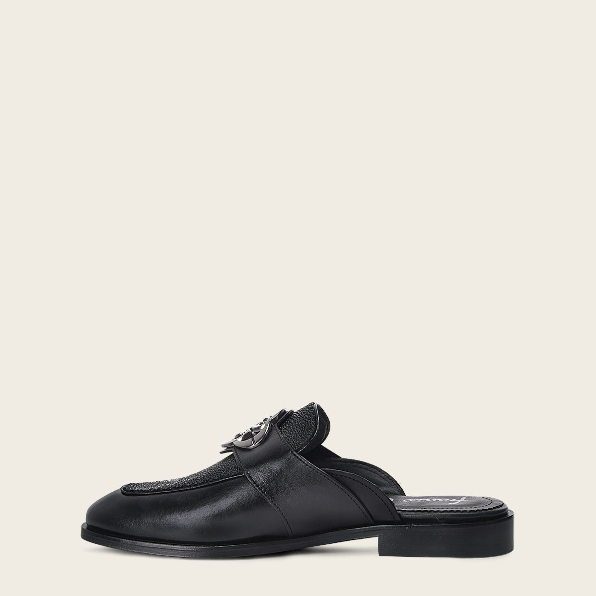Mule slip on para dama en piel genuina de mantarraya