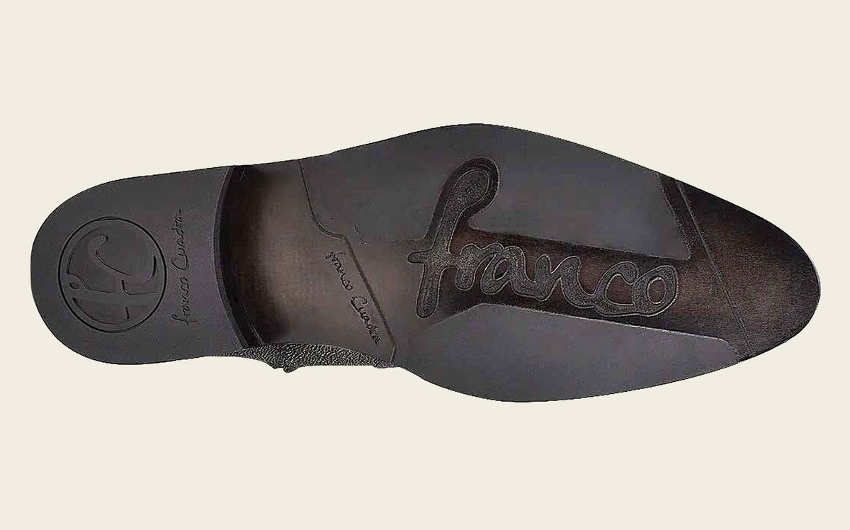 Botin de vestir en piel genuina de mantarraya para caballero